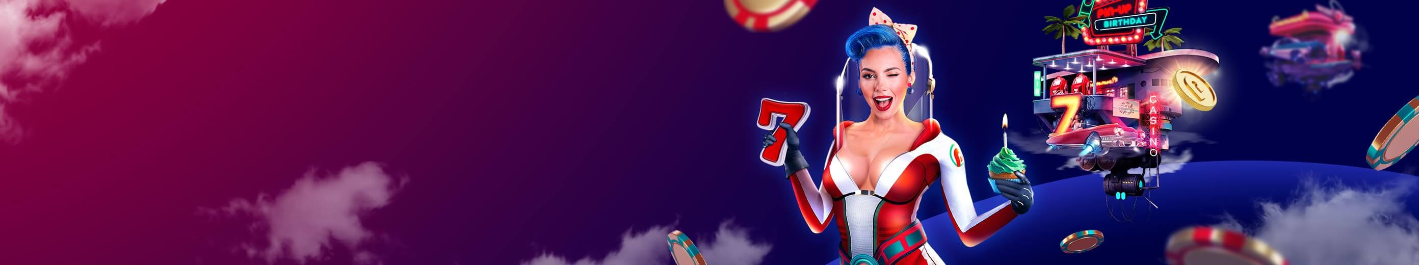 Acción PIN-UP Birthday Cup Premio en metálico:  4 000 000 USD